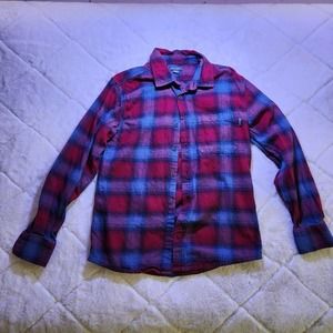 Eddie Bauer Small Long Sleeve Flannel Shirt